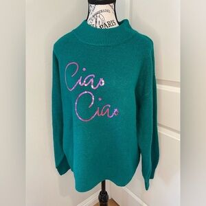A New Day “Ciao Ciao” Sweater Size Large